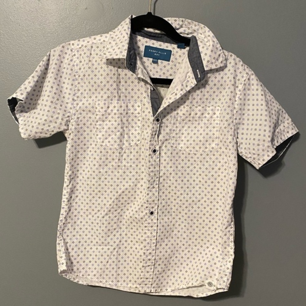 5/$25 Perry Ellis boys shirt size 10/12